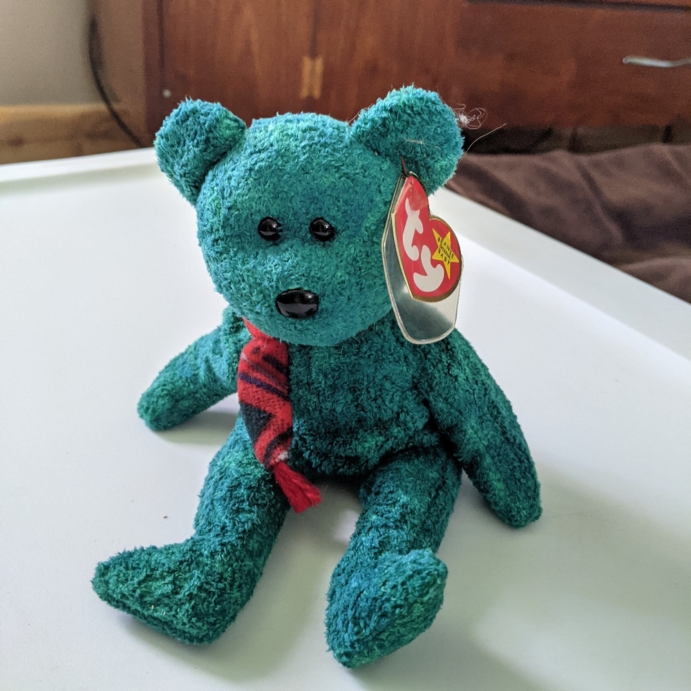 NWT Rare W/ Errors TY Beanie Baby Wallace 99'